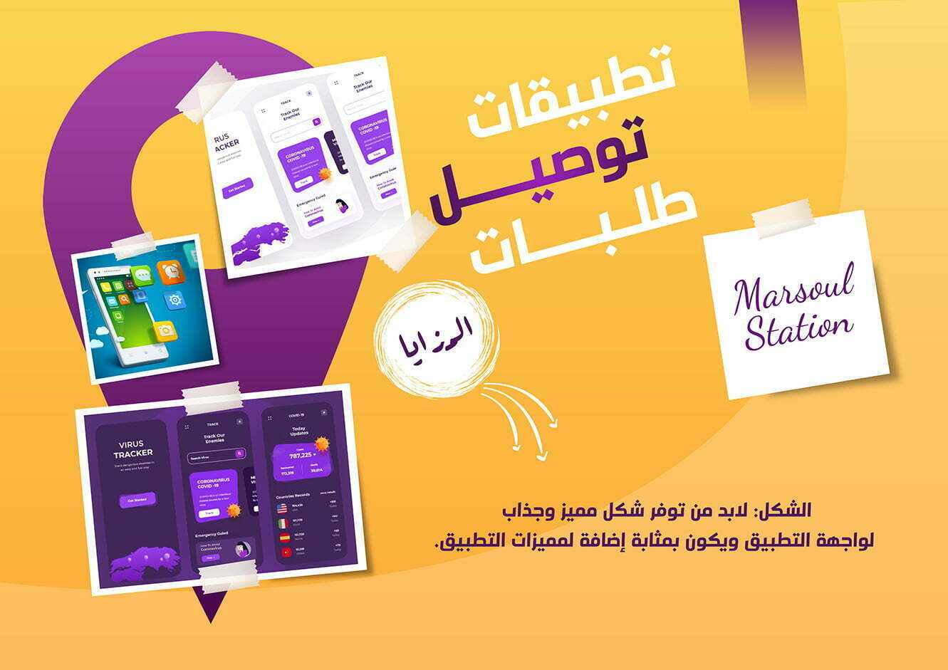 تكلفة تصميم تطبيق مثل مرسول