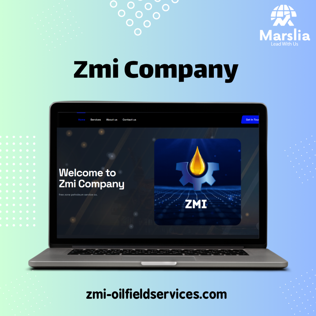 تصميم موقع شركة zmi company